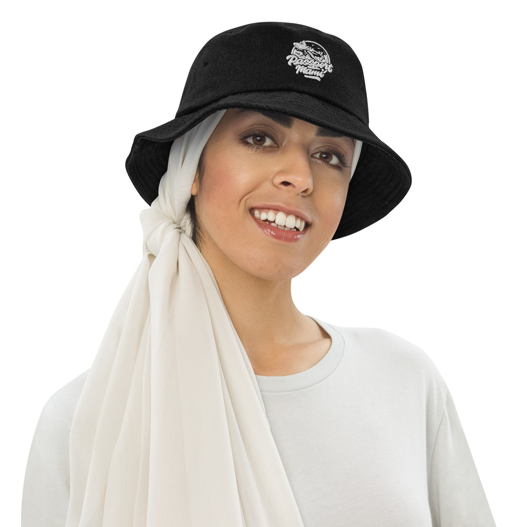 Passport Mami Denim bucket hat - Passport Papi Duty Free Shop 