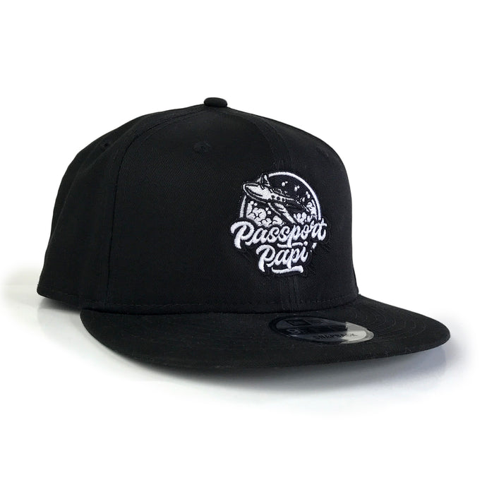 New Era x Passport Papi Snapback Black - Passport Papi Duty Free Shop 