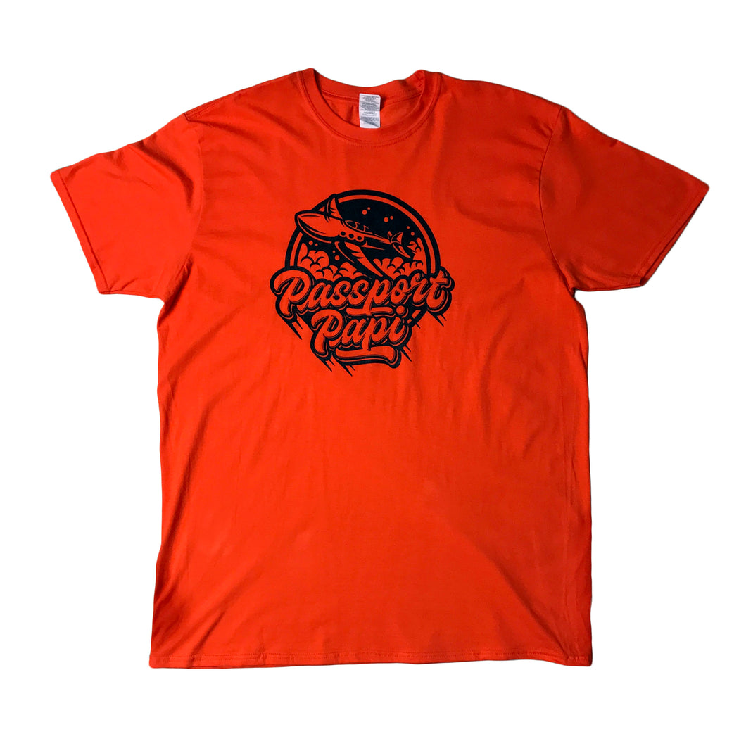 OG Logo Tee in Orange - Passport Papi Duty Free Shop 