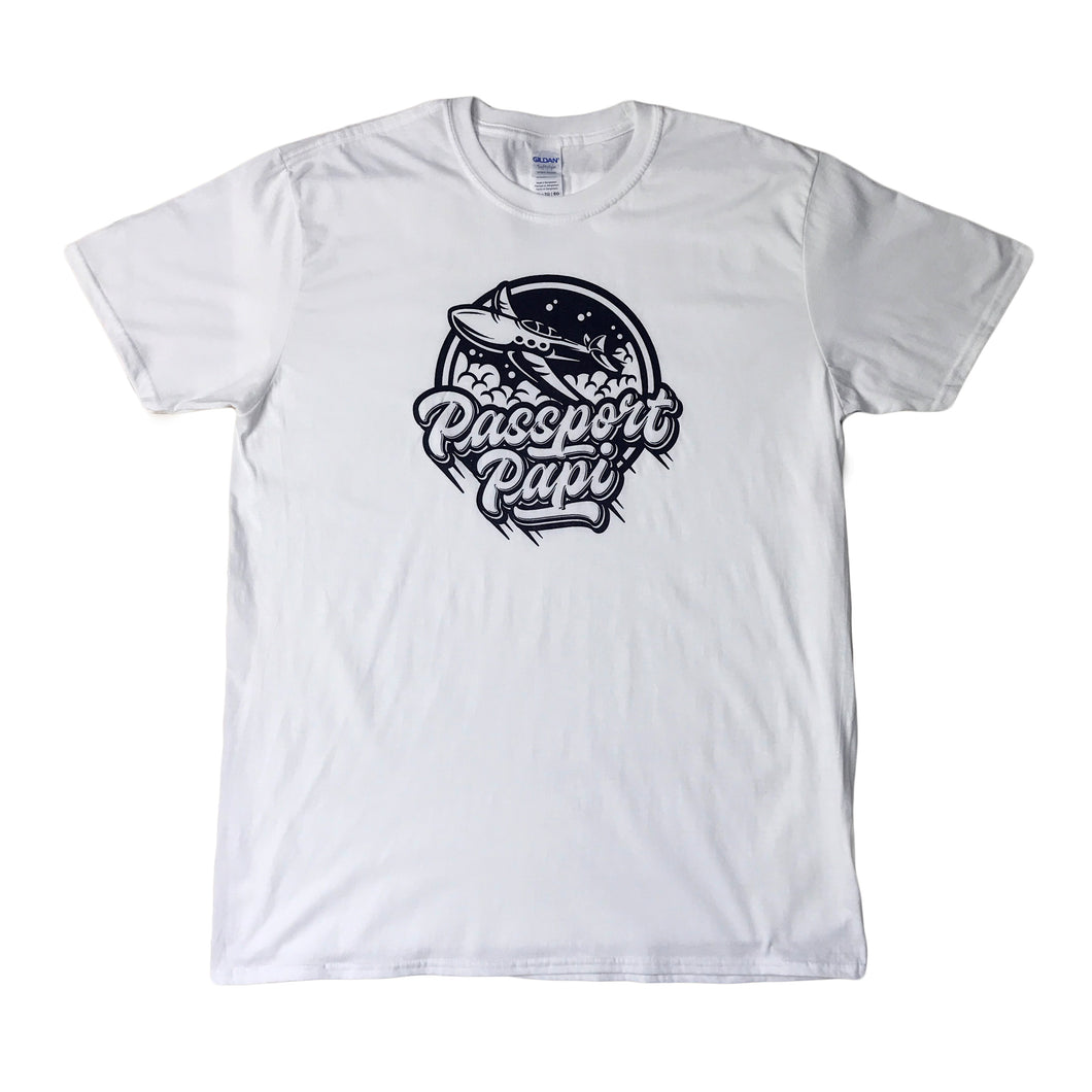 OG Logo Tee in White - Passport Papi Duty Free Shop 